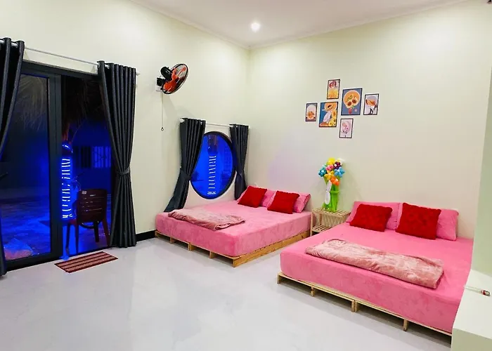 Вилла Ngoc Chau Chi Nhanh 2 - 4 Phong Ngu, Co Bep, Phong An, Phong Khach, Mien Phi San Bbq Va Bai Xe O To Rong Rai *